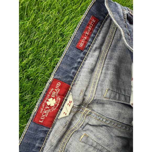 Lucky Brand Sienna Cigarette Jeans Women’s Sz 2/26 Medium Wash Skinny - Picture 4 of 12